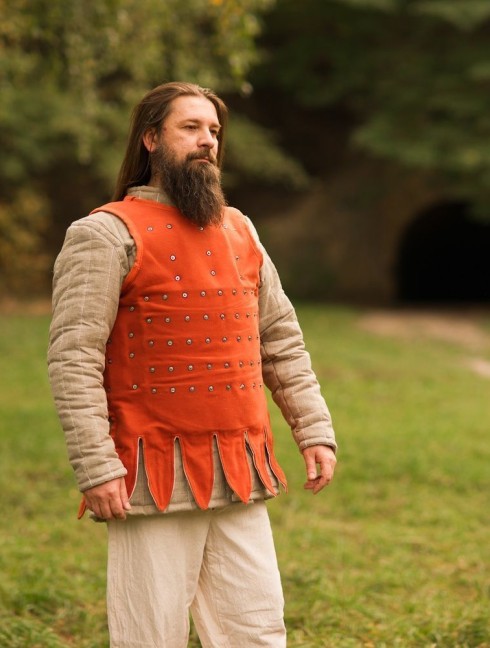 Visby brigandine with fastenings on the back, 1361 Brigantinen