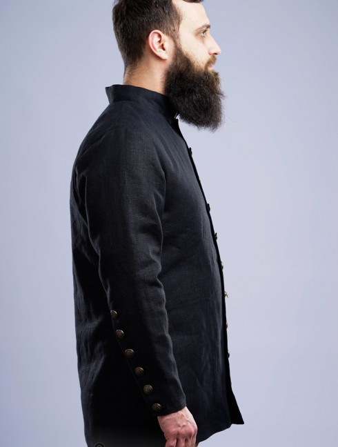 Medieval cotardie with stand-up collar Men's overclothers