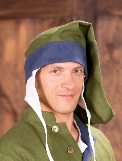 Medieval baggy hood of the XIV-XV centuries Headwear