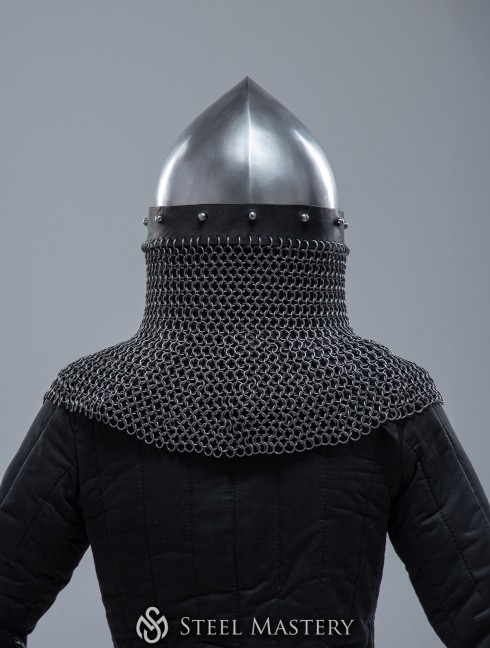 Norman helmet with face and neck protection Helmets