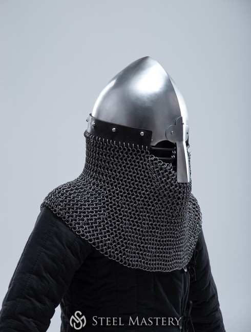 Norman helmet with face and neck protection Helmets