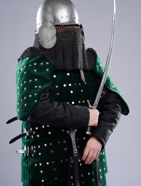 Helmet of the Golden Horde warrior, XII-XIV century Corazza