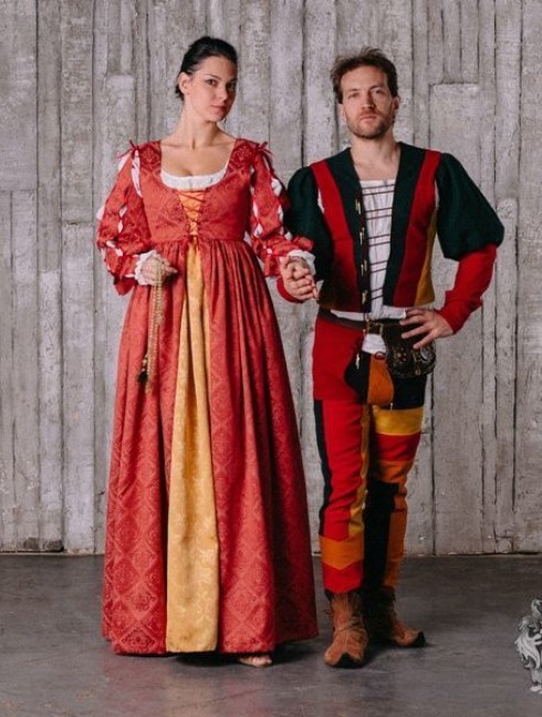 Italian Renaissance dress, XV century Women's dresses