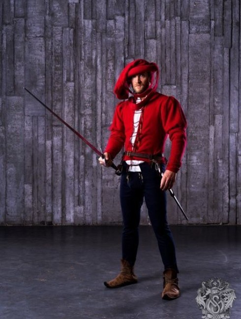 Tight chausses with codpiece, XV century Chausses and pants