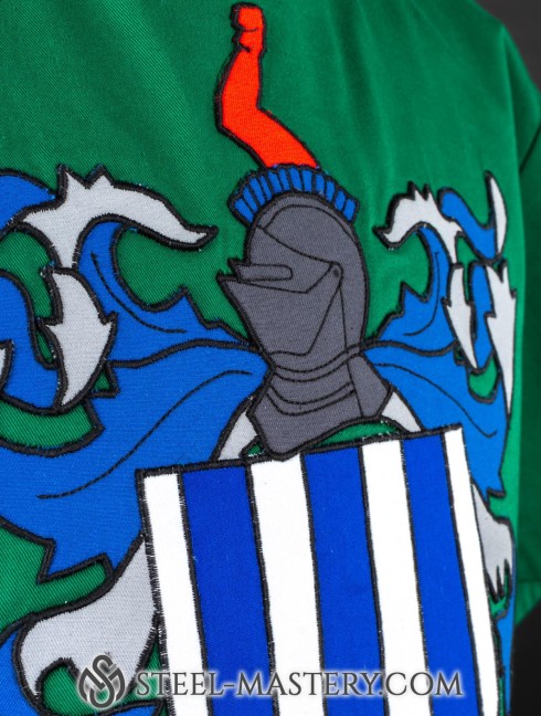 Coat of arms (tabard) with your emblem Vestimenta medieval