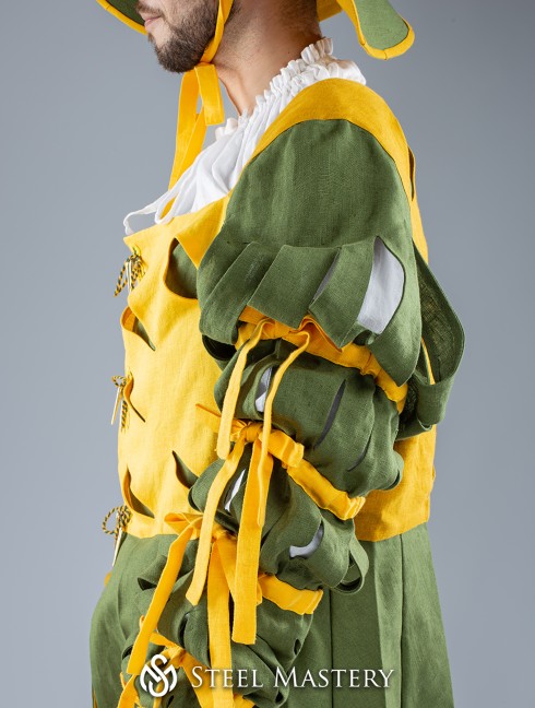 Costume of Landsknecht, XV century Mittelalterliche Kleidung