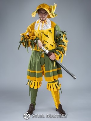 Costume of Landsknecht, XV century Vêtements médiévaux