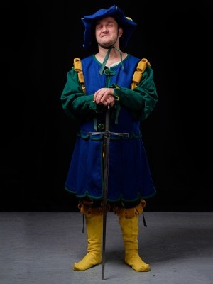 Costume of landsknecht (from Heinrich Aldegrever gravure)