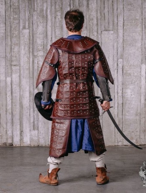 Mongolian (Asian) warrior armor: 11 - 17 century Brigantinen