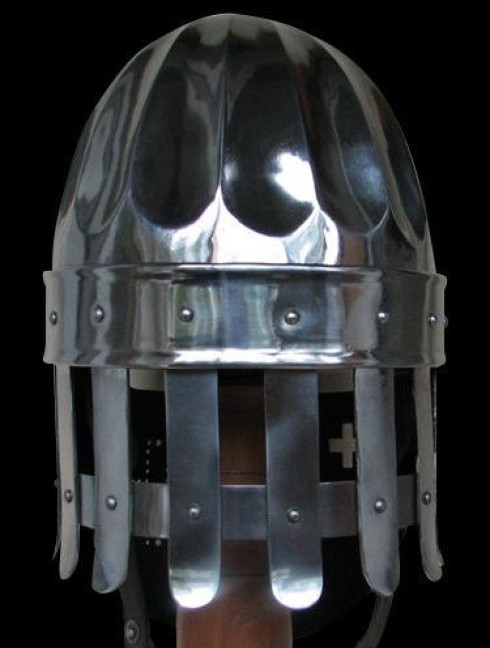 Fluted norman helmet Plattenrüstungen