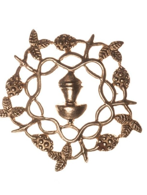 Medieval badge "Braiding branches" Insignias