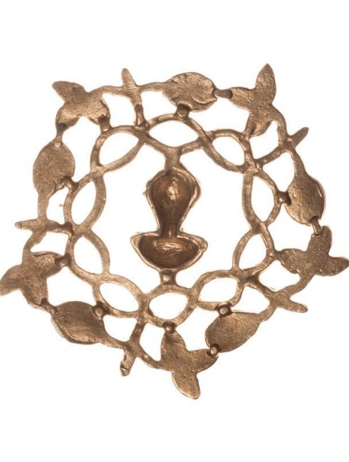 Medieval badge "Braiding branches"