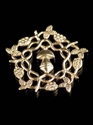 Medieval badge "Braiding branches" Abzeichen