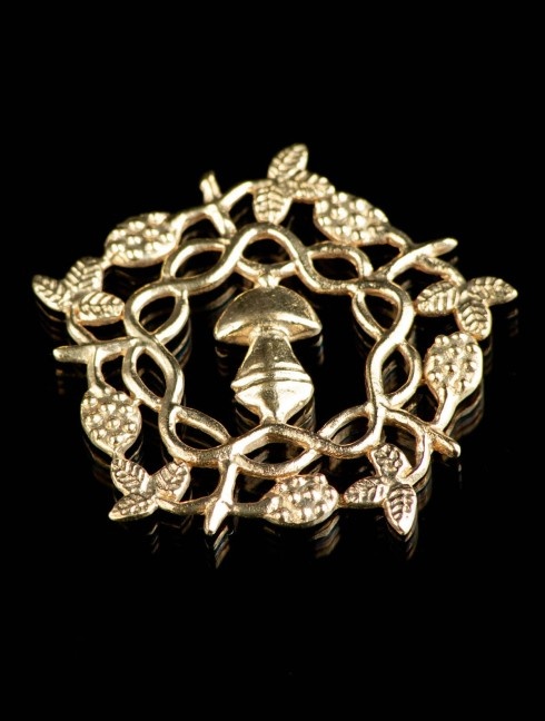 Medieval badge "Braiding branches" Badges
