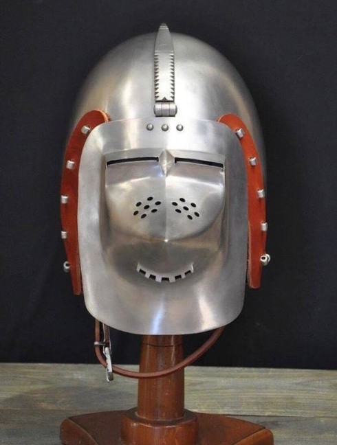 Bascinet of 1380-1410 years, from Higgins Armoury Museum Ready to ship
