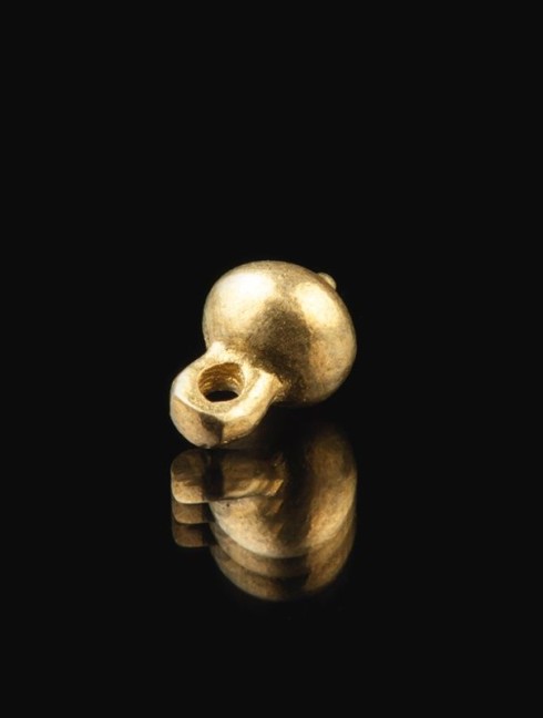 Medieval spherical-shaped button, X-XV centuries Buttons, hooks, pins
