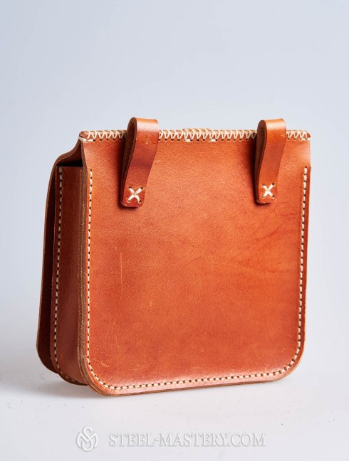 Vintage leather belt bag Sacs
