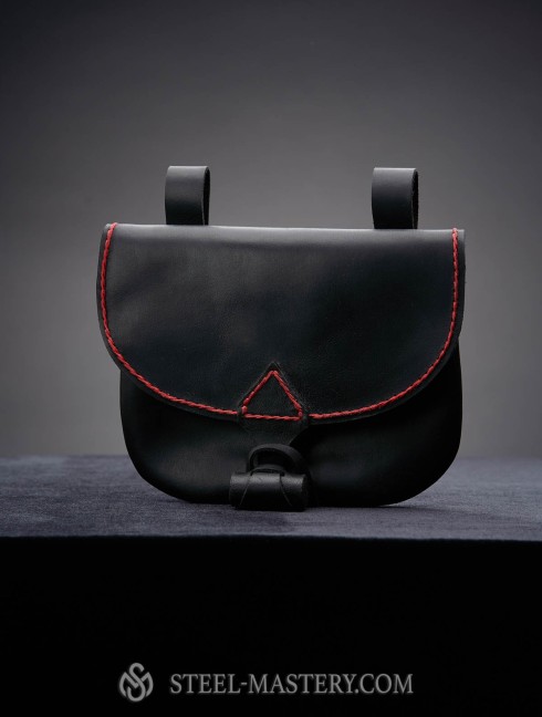Handmade medieval belt bag Borse