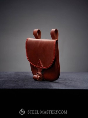 Handmade medieval belt bag Borse
