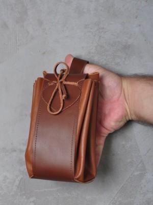 Soft leather pouch Bags