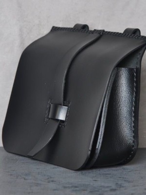 Small leather belt bag Sacs