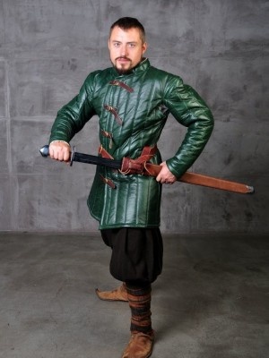 Medieval leather gambeson Plattenrüstungen