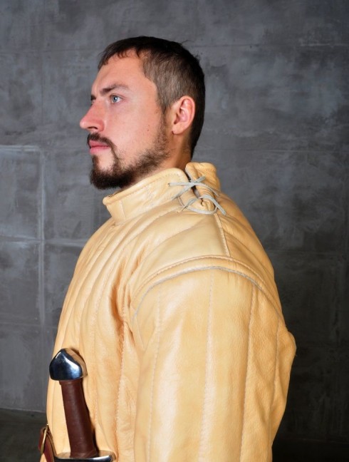 Medieval aketon of leather, XV century Corazza