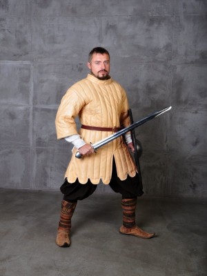 Medieval aketon of leather, XV century