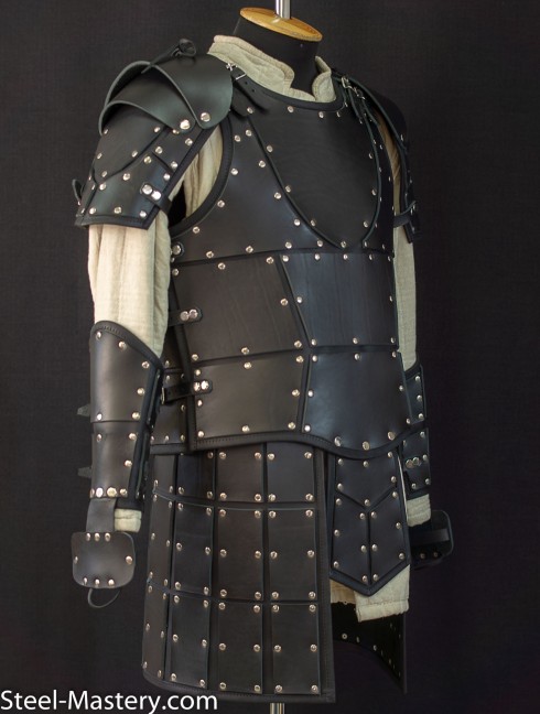 Leather armour in style of Game of Thrones Armadura de placas