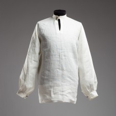 Linen shirt with buttons image-1