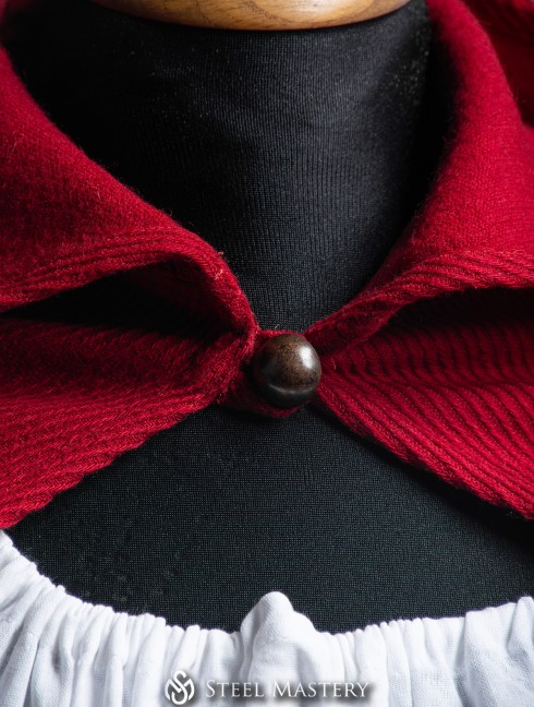 Medieval woolen cloak Versandfertig