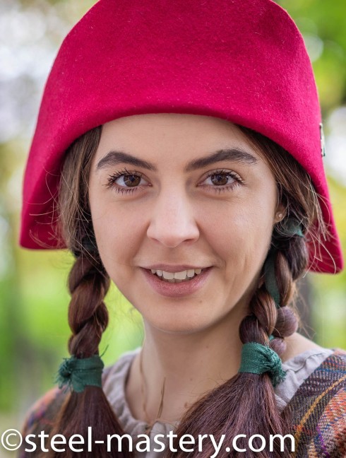 Medieval pilgrim hat Headwear