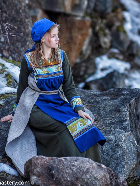 Women's viking outfit "Freyja style" Mittelalterliche Kleidung