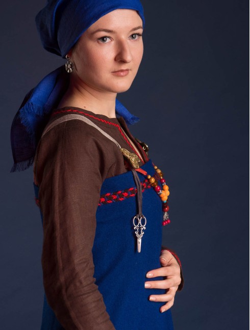 Women's Scandinavian outfit "Frigg style" Vêtements médiévaux