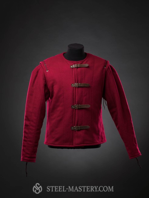 Medieval epoch doublet in Renaissance style Armures gambisonnées prêtes-à-porter