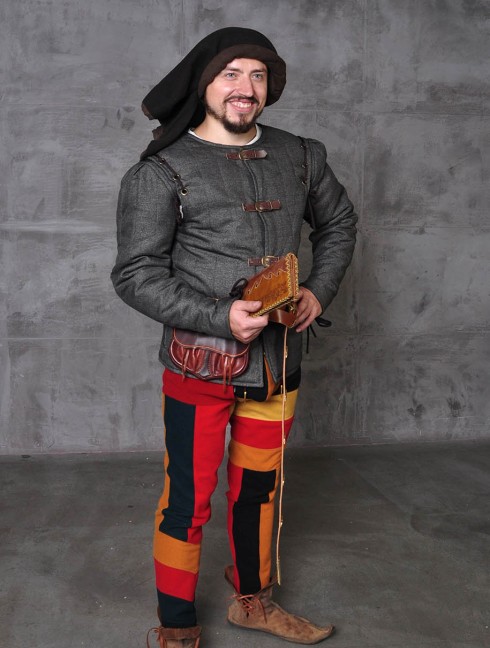 Medieval epoch doublet in Renaissance style Fertige Polsterrüstungen