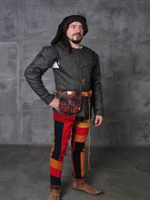 Medieval epoch doublet in Renaissance style Fertige Polsterrüstungen