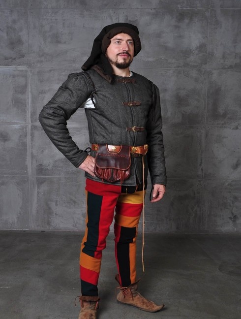 Medieval epoch doublet in Renaissance style Armures gambisonnées prêtes-à-porter