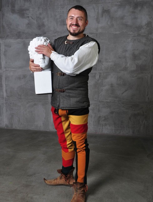 Doublet vest in Renaissance style Armures gambisonnées prêtes-à-porter
