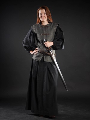 Doublet vest in Renaissance style Ready padded armour