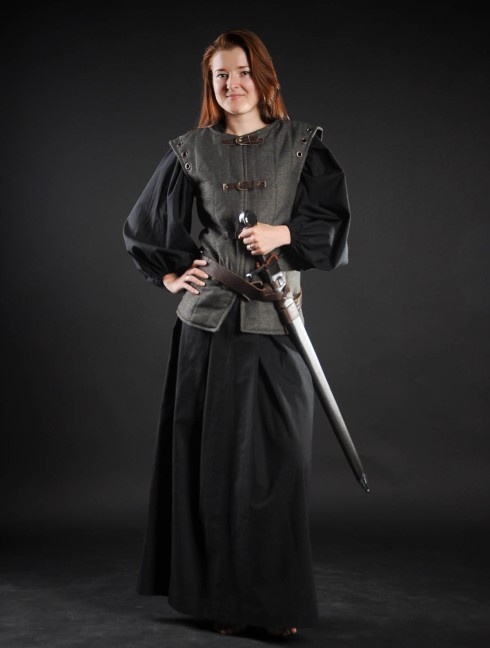Doublet vest in Renaissance style Fertige Polsterrüstungen