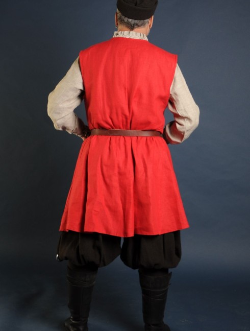 Linen medieval tunic of IX-XII centuries Listo para enviar