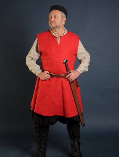 Linen medieval tunic of IX-XII centuries Ready to ship