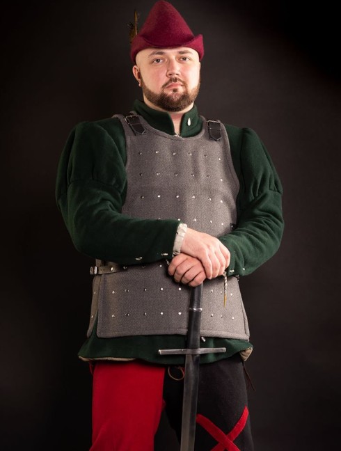 Brigandine armor for SCA and fencing (basic model) Brigantine