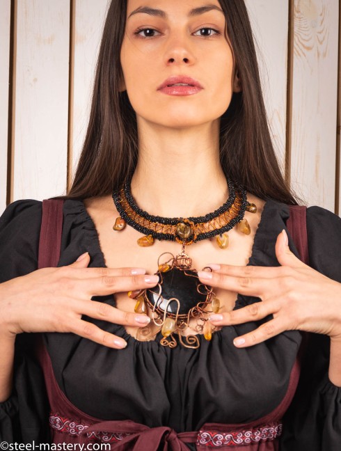 Fantasy dress "Amethyst" Vestiario medievale