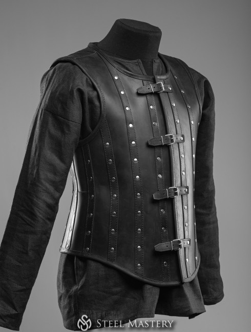 Leather vest in Renaissance style Armatura fantastica