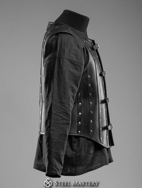 Leather vest in Renaissance style Armatura fantastica