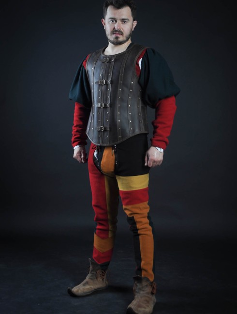 Leather vest in Renaissance style Armatura fantastica