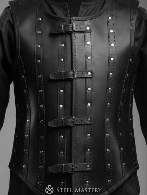 Leather vest in Renaissance style Armatura fantastica
