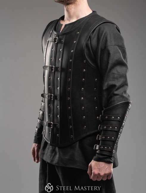 Leather vest in Renaissance style Armatura fantastica